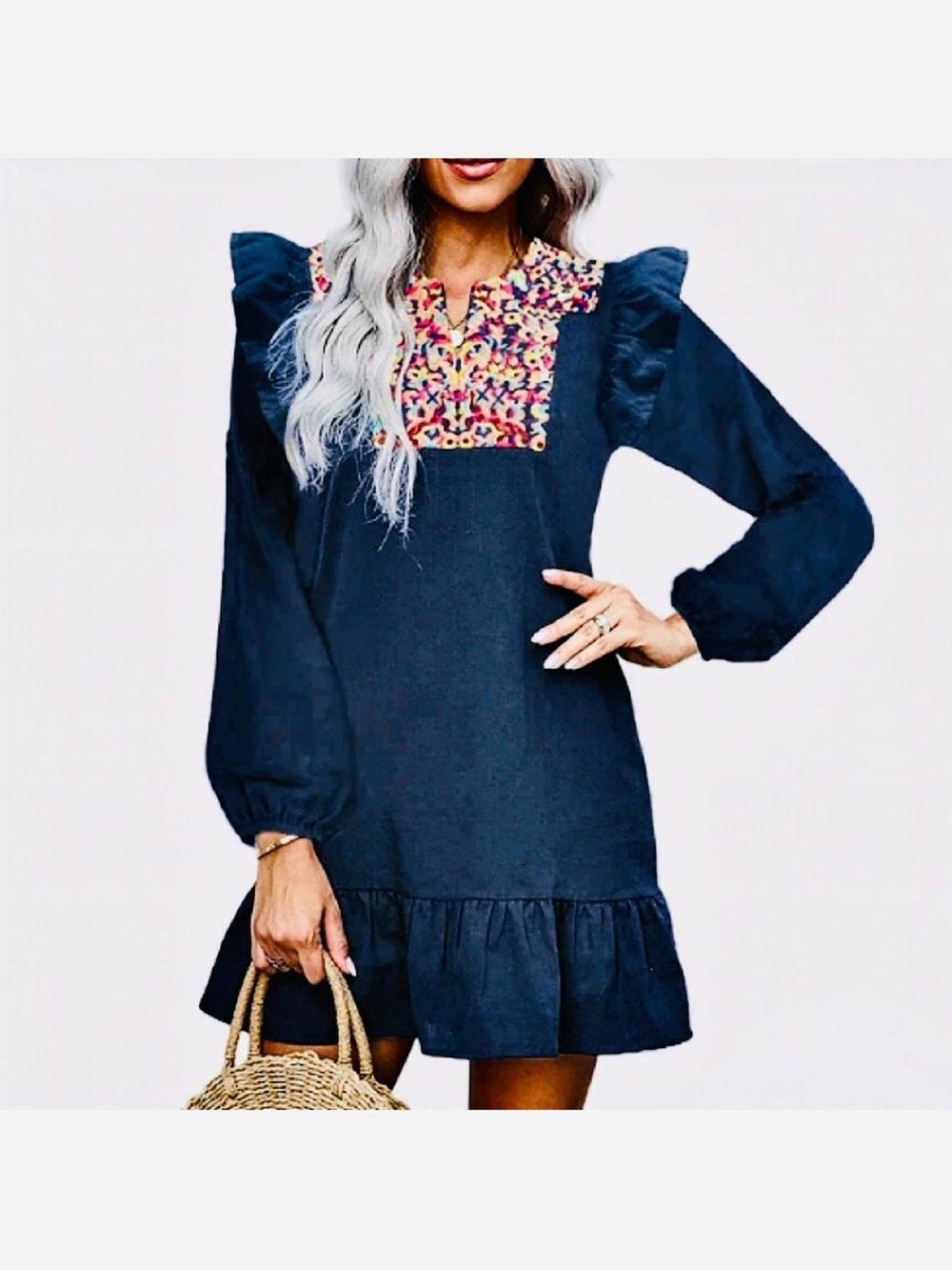 Kirundo Embroidered Dress